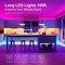 100ft Smart LED Strip Lights for Bedroom RGB LED Lights with App and Remote Control